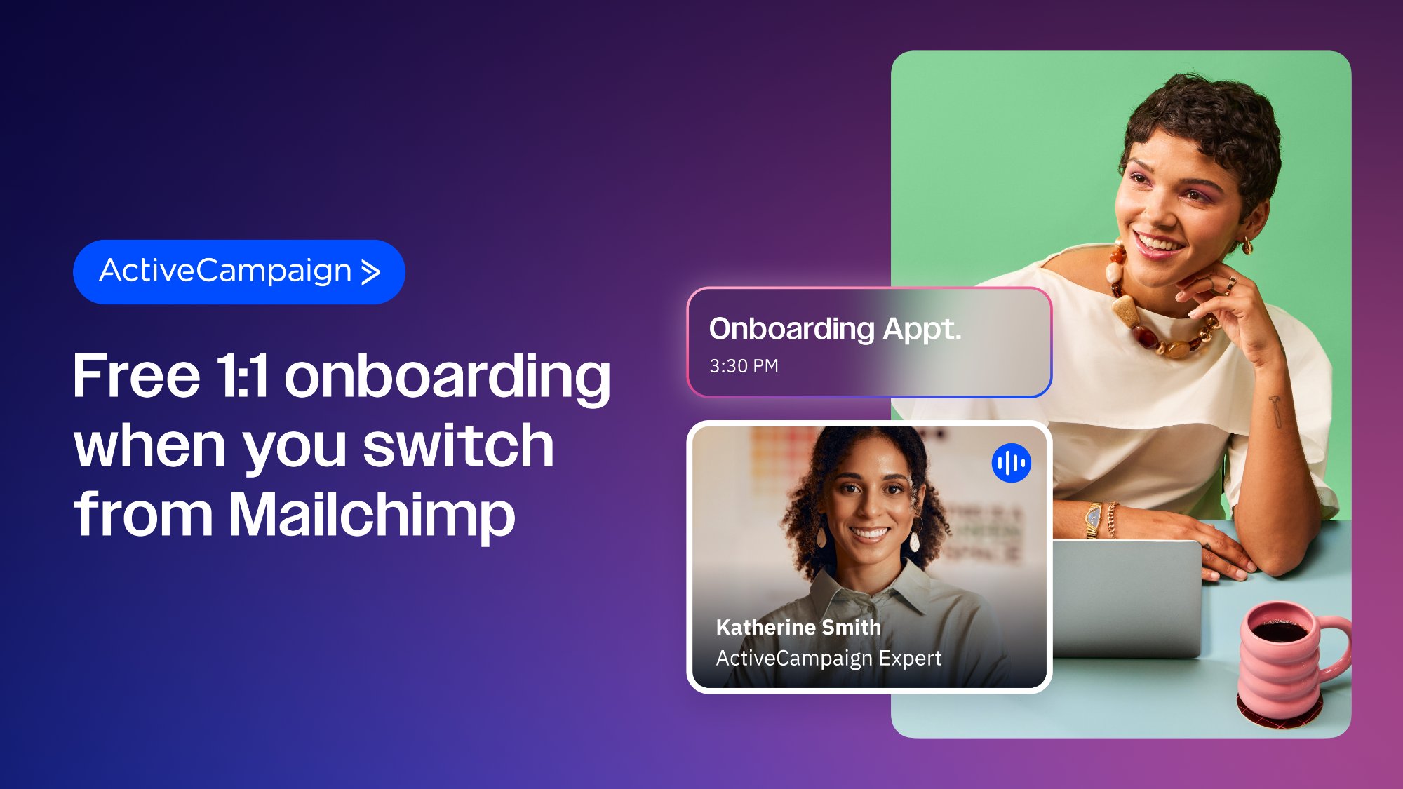 ActiveCampaign: We won't just match your Mailchimp bill. We'll take 50% off.